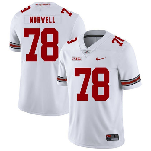 Andrew Norwell Ohio State Buckeyes Football Jersey - White