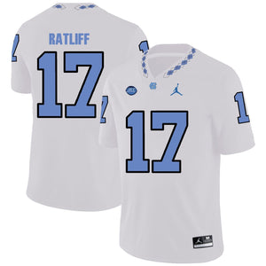 Anthony Ratliff-Williams North Carolina Tar Heels Jordan Football Jersey - White