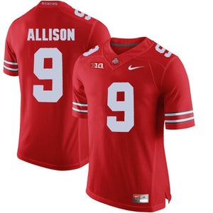 Allison #9 Ohio State Buckeyes Football Jersey - Red