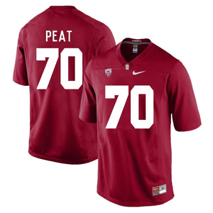 Andrus Peat Stanford Cardinal Football Jersey - Red