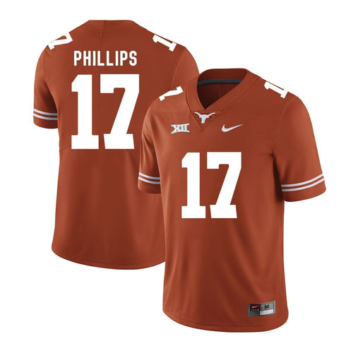 Adrian Phillips Texas Longhorns Football Jersey - Orange