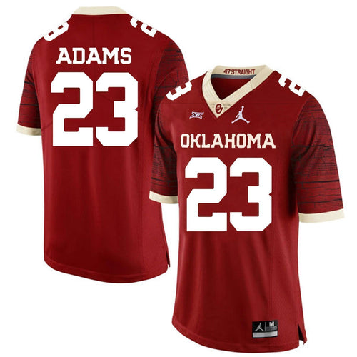 Abdul Adams Oklahoma Sooners Jordan Football Jersey - Crimson