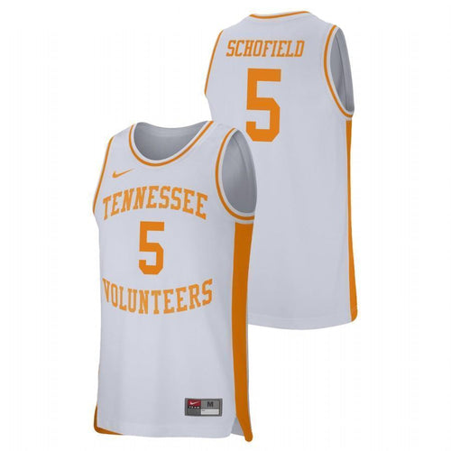 Admiral Schofield Tennessee Volunteers Basketball Jersey - White