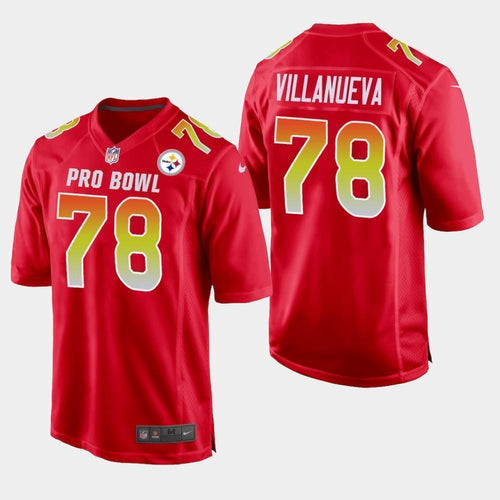 Alejandro Villanueva Piitsburgh Steelers AFC 2019 Pro Bowl Game Jersey