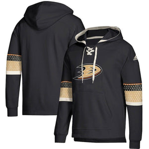 Anaheim Ducks Jersey Lace-Up Pullover Hoodie