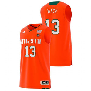 Anthony Mack Miami Hurricanes Basketball Jersey - Orange