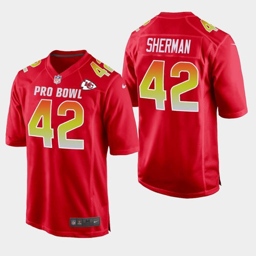 Anthony Sherman Kansas City Chiefs AFC 2019 Pro Bowl Game Jersey