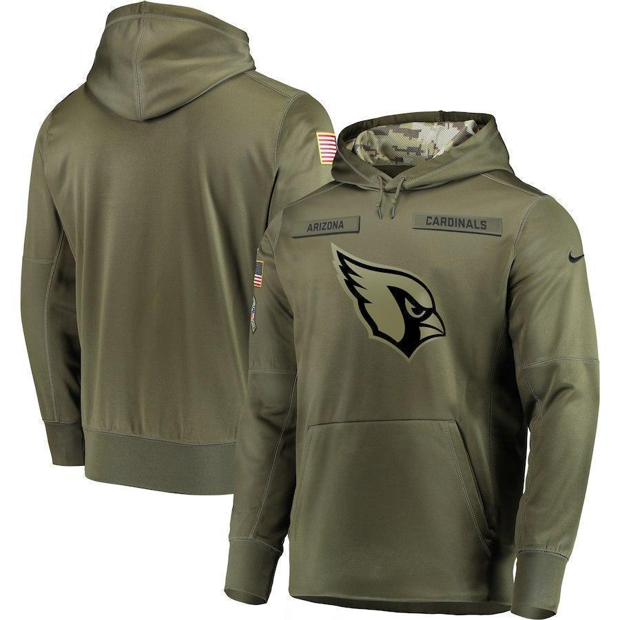 Arizona Cardinals Salute to Service Honors Veterans Pullover Hoodie