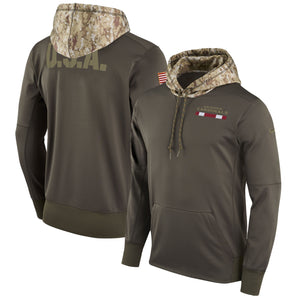 Arizona Cardinals Salute to Service Camo Hood Pullover Hoodie