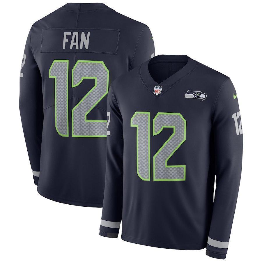 12s Seattle Seahawks Therma Long Sleeve Jersey