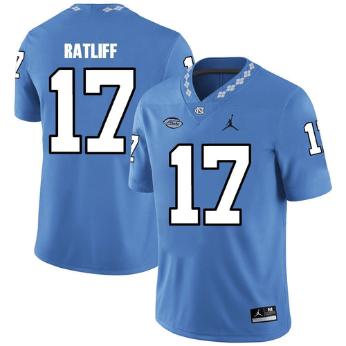 Anthony Ratliff-Williams North Carolina Jordan Tar Heels Football Jersey - Light Blue