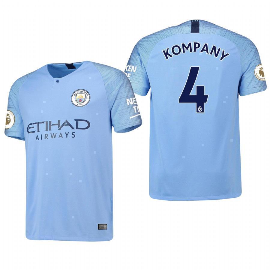 Vincent Kompany Manchester City Home Jersey 2018/19