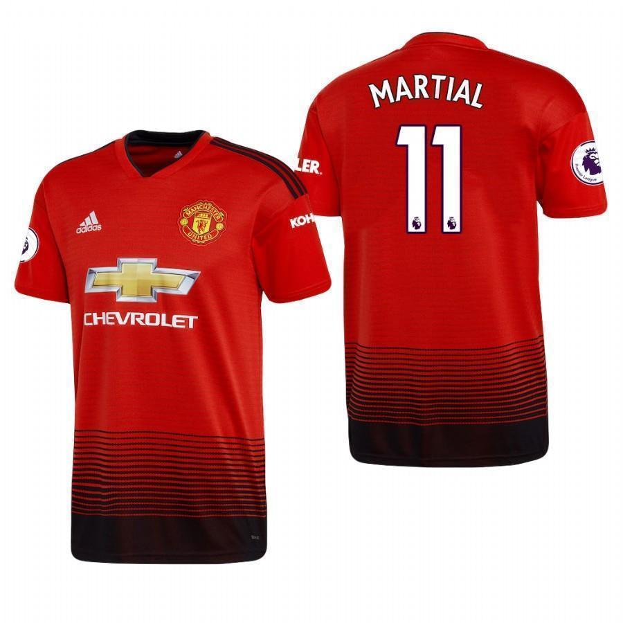 Anthony Martial Manchester United 2018/19 Home Jersey