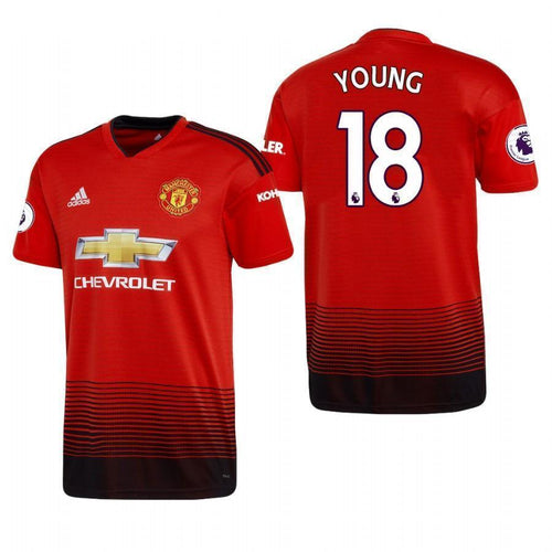 Ashley Young Manchester United 2018/19 Home Jersey