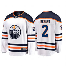 Load image into Gallery viewer, Andrej Sekera Edmonton Oilers Player Swingman Jersey