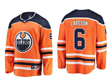 Load image into Gallery viewer, Adam Larsson Edmonton Oilers Player Swingman Jersey