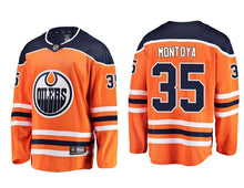Load image into Gallery viewer, Al Montoya Edmonton Oilers Player Swingman Jersey