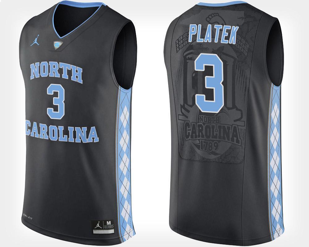 Andrew Platek North Carolina Basketball Jersey - Black