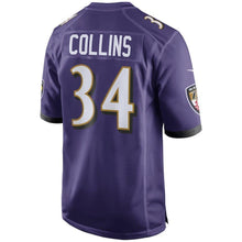 Load image into Gallery viewer, Alex Collins Baltimore Ravens Game Jersey