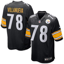 Load image into Gallery viewer, Alejandro Villanueva Pittsburgh Steelers Game Jersey