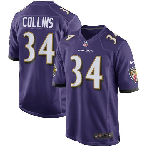 Alex Collins Baltimore Ravens Game Jersey