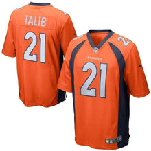 Load image into Gallery viewer, Aqib Talib Denver Broncos Game Jersey